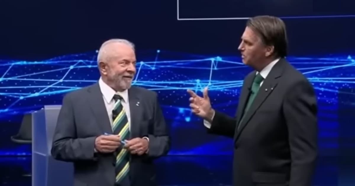 Lula e Bolsonaro em debate
