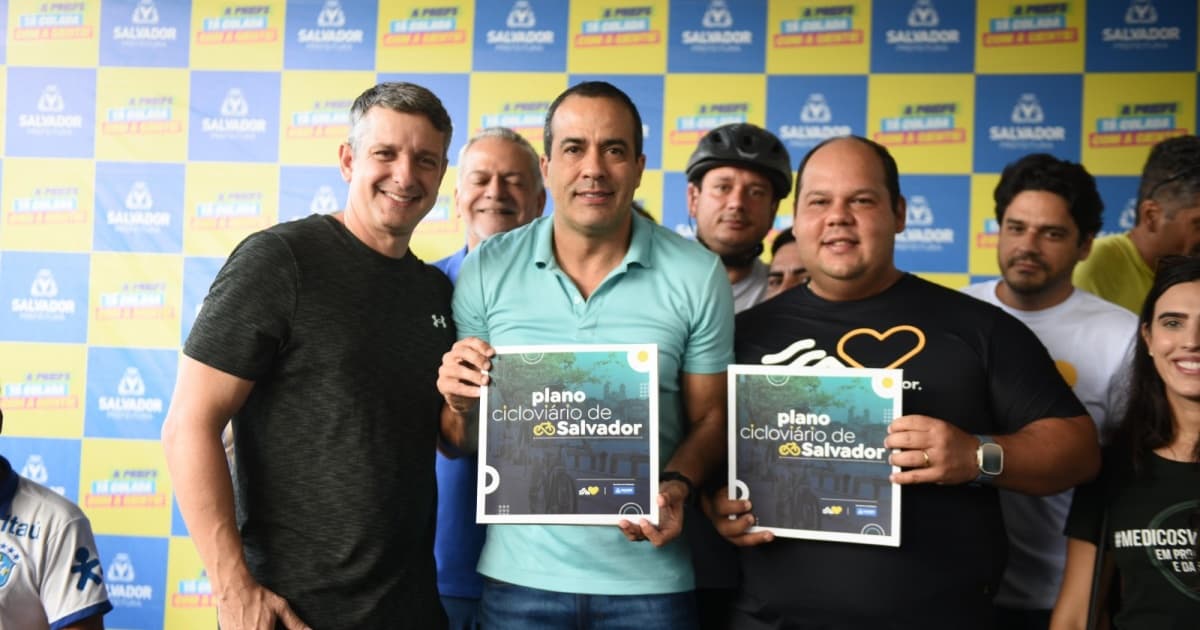 Prefeitura lança Plano Cicloviário com meta de chegar a 700 km de vias para ciclistas em Salvador