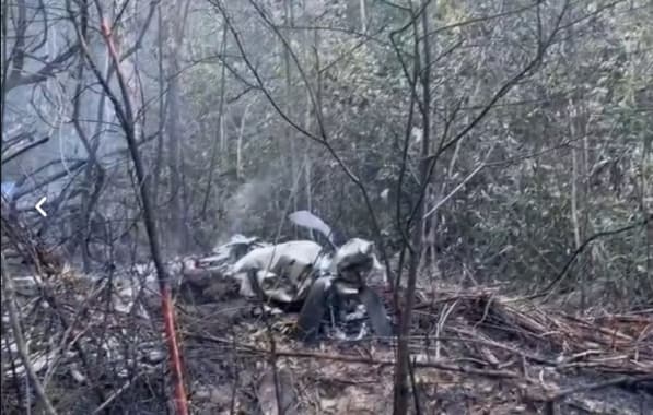 Avião cai no Mato Grosso matando as duas pessoas que estavam a bordo