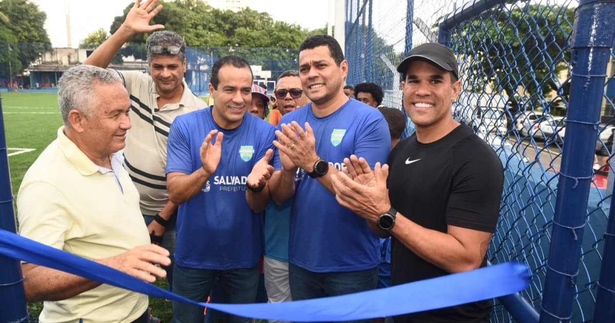 Prefeitura abre Copa Interbairros de Futebol e inaugura campo com grama sintética no Cabula