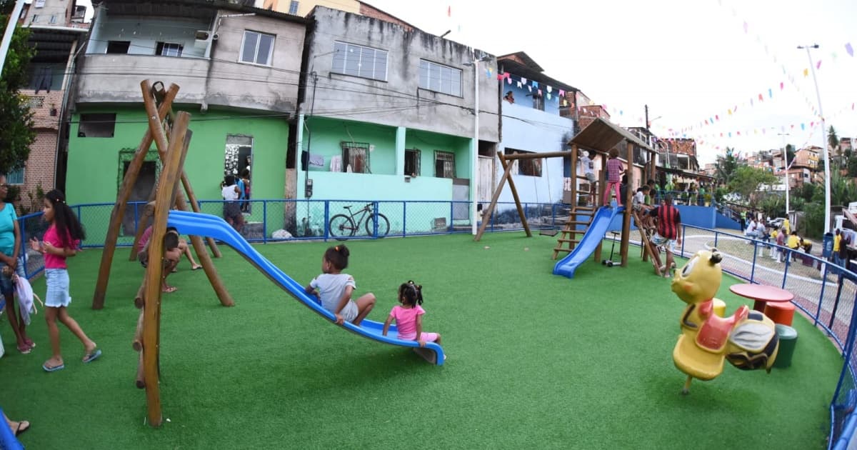 Prefeitura de Salvador entrega praça no Saboeiro; cidade agora conta com  518 equipamentos de lazer 
