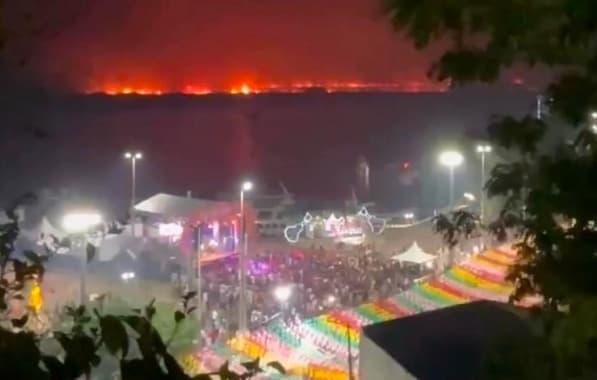 VÍDEO: Prefeitura no MS faz festa junina em meio a incêndio na região e atitude gera críticas na web