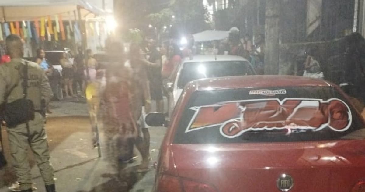 Polícia Militar encerra festa tipo paredão em bairro de Salvador