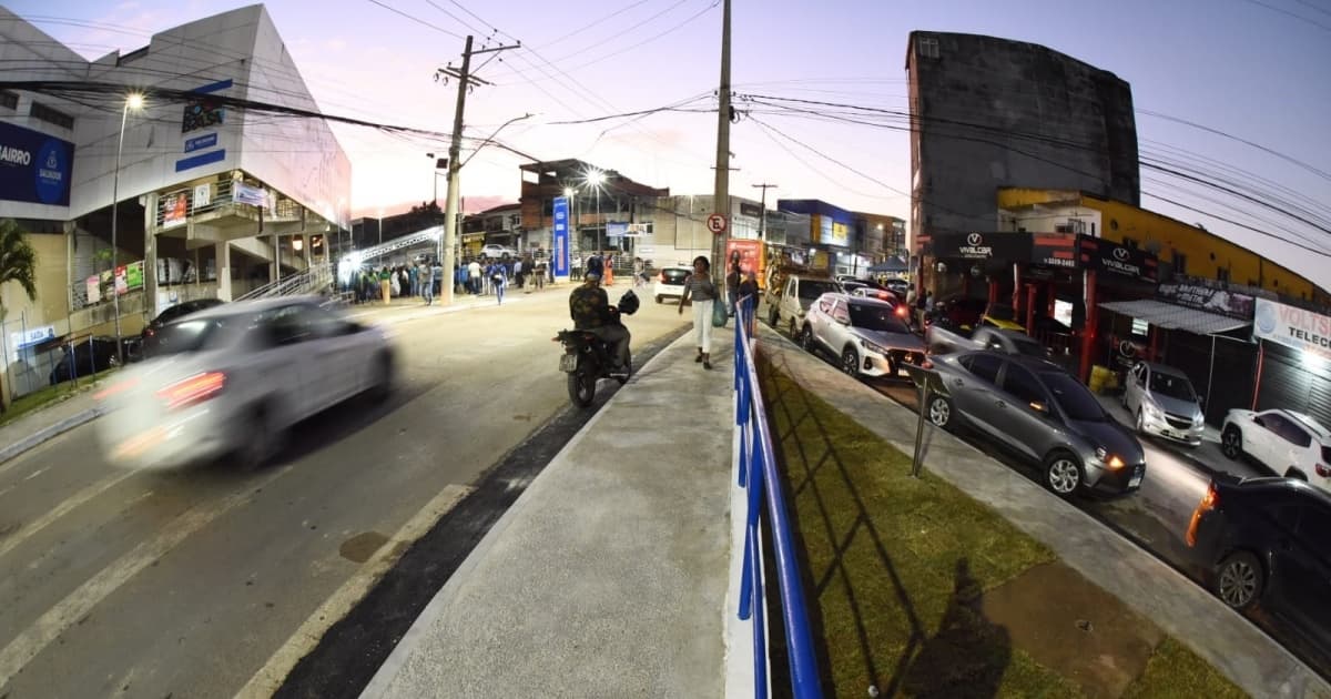 Prefeitura de Salvador entrega requalificação da Avenida Engenheiro Raymundo Carlos Nery, em Cajazeiras