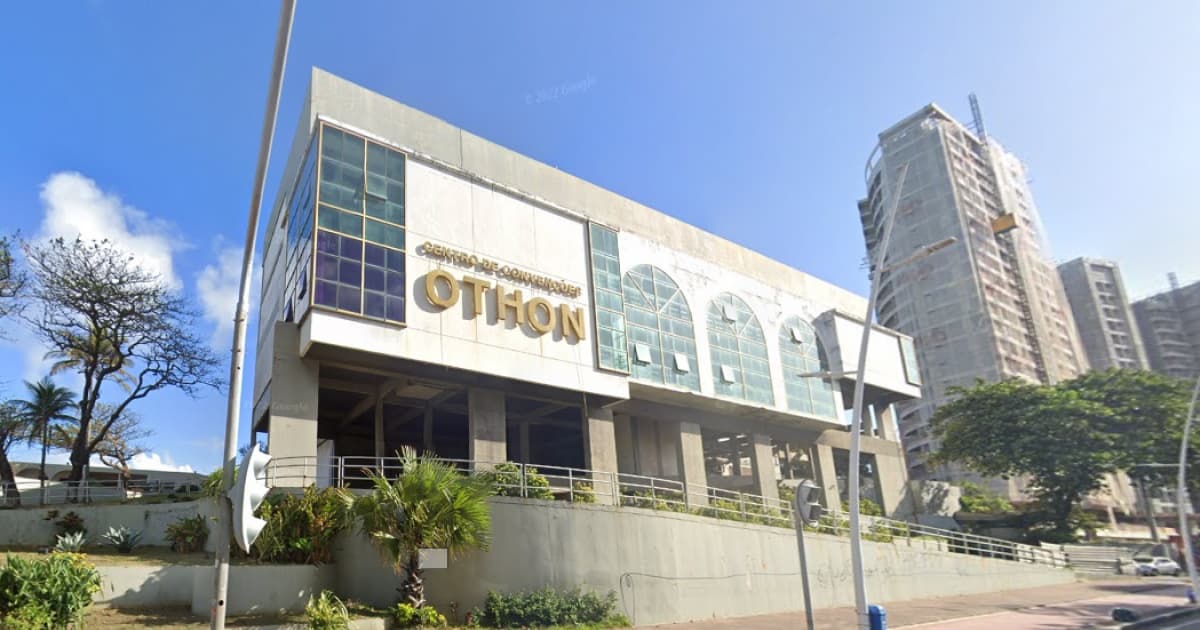 Fachada do Centro de Convenções do Othon, no bairro de Ondina, em Salvador