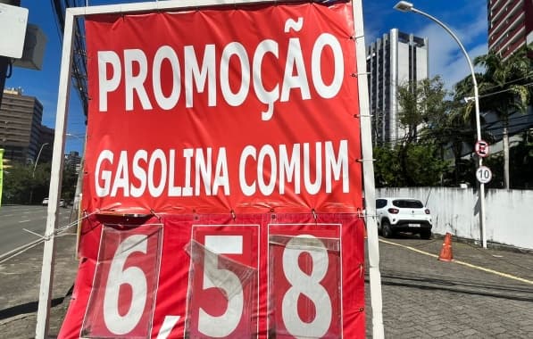 Preço da gasolina tem aumento de 3,1% em postos da Bahia nesta segunda-feira