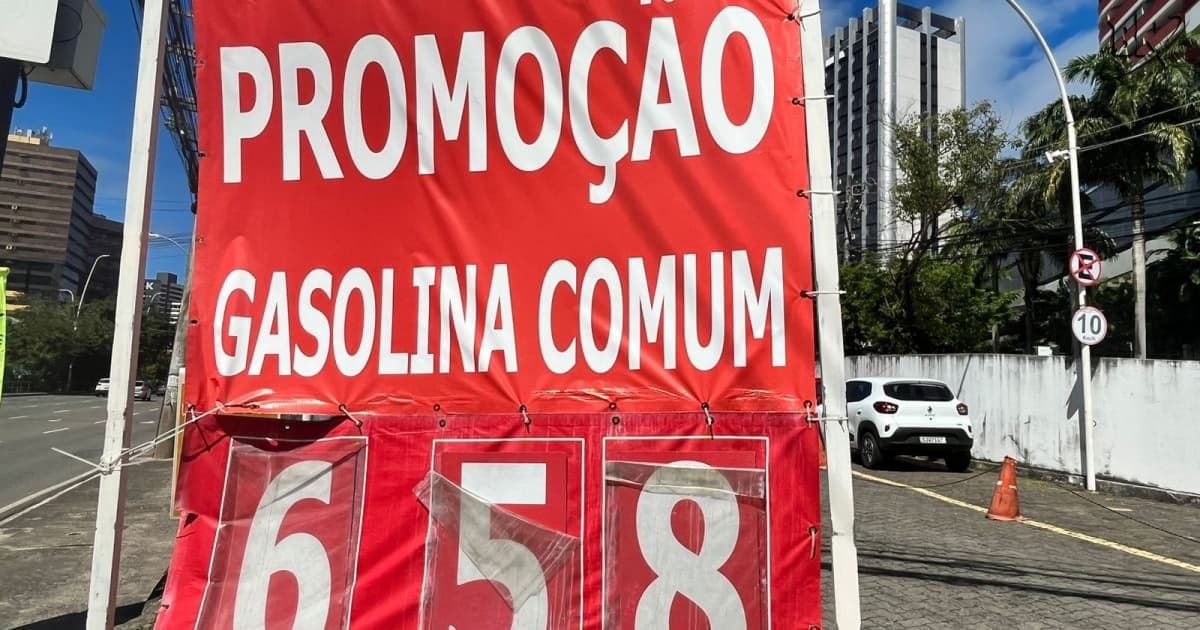 Preço da gasolina tem aumento de 3,1% em postos da Bahia nesta segunda-feira