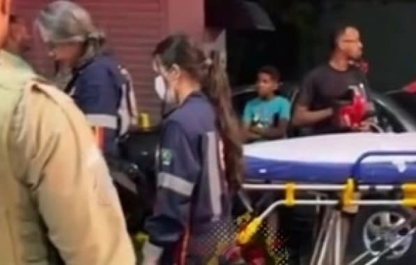 Tentativa de assalto termina com motociclista baleado em Salvador