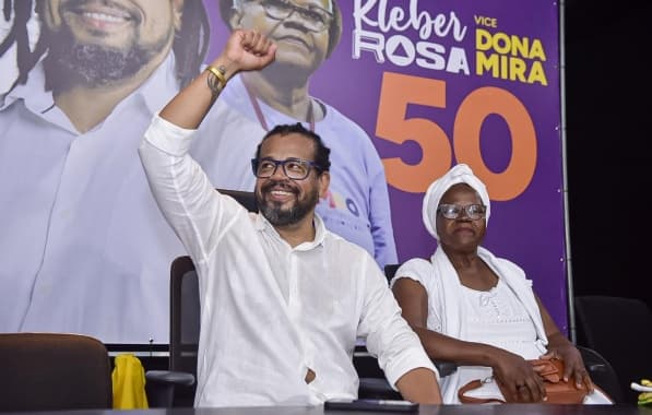 “Com sangue no olho”, Kleber Rosa oficializa candidatura à Prefeitura de Salvador ao lado de Dona Mira 