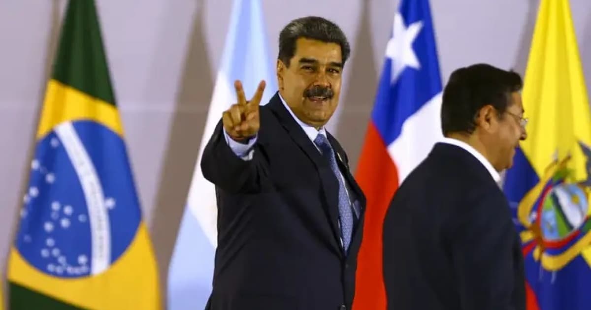 Nicolás Maduro durante evento no Itamaraty