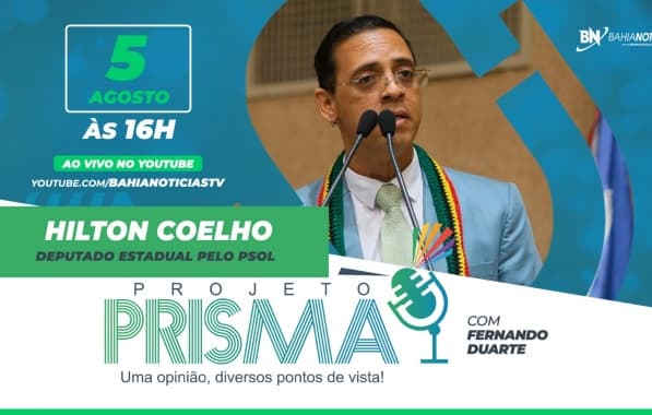 Projeto Prisma entrevista deputado estadual Hilton Coelho nesta segunda-feira