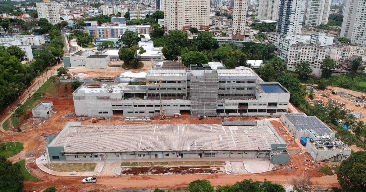 Em Salvador, obras do Hospital Ortopédico da Bahia seguem em ritmo acelerado