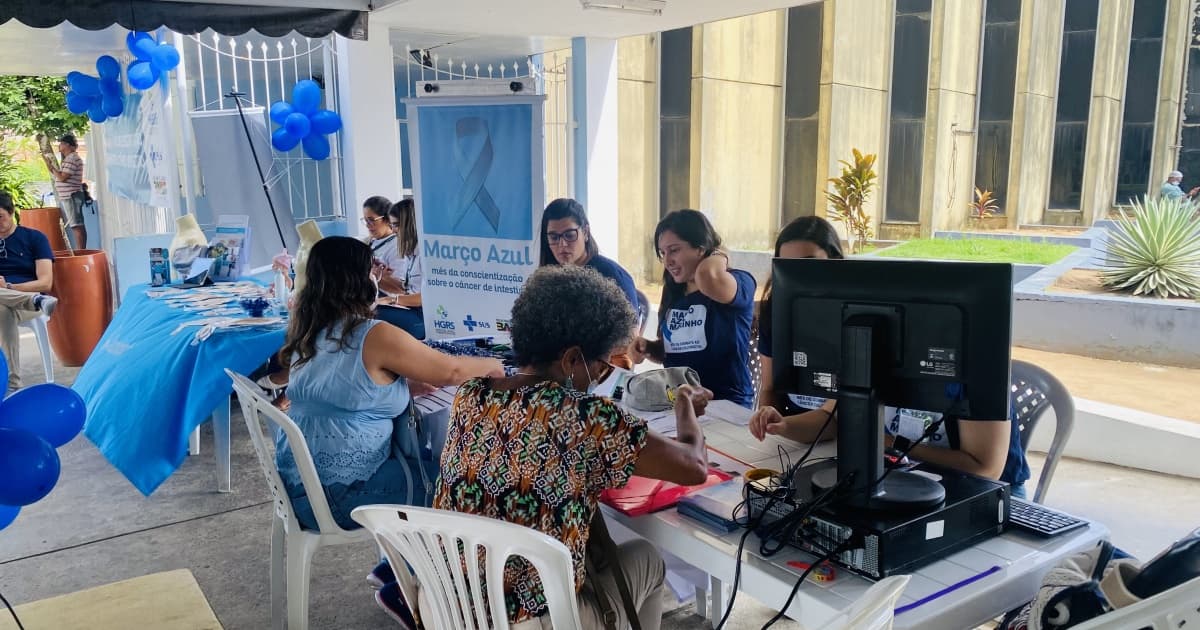 Hospital Roberto Santos realiza campanha de conscientização e prevenção ao câncer de intestino