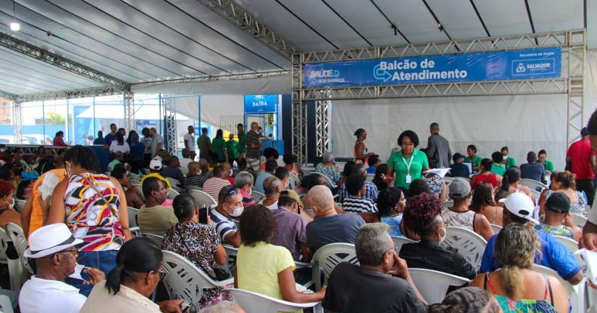 Saúde nos Bairros promove serviços de saúde para moradores do Alto da Terezinha e subúrbio de Salvador nesta quarta-feira 
