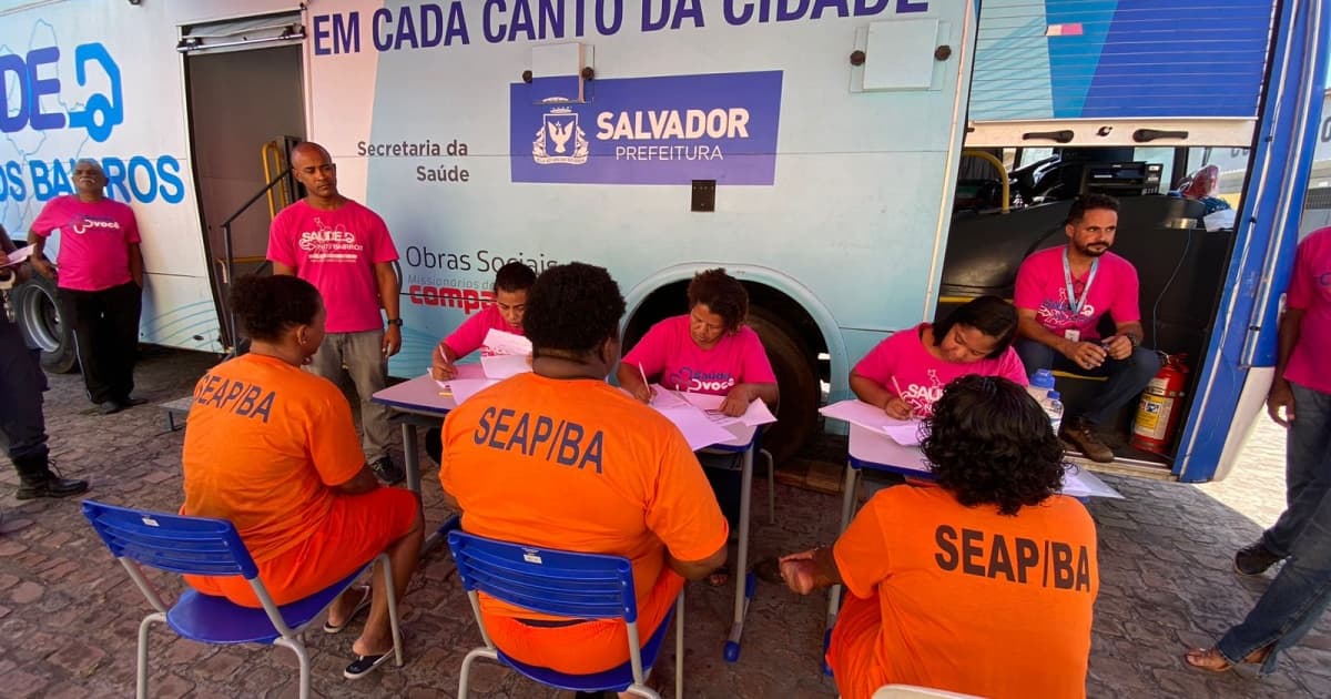 Saúde realiza atendimentos e serviços em Conjunto Penal Feminino da Mata Escura