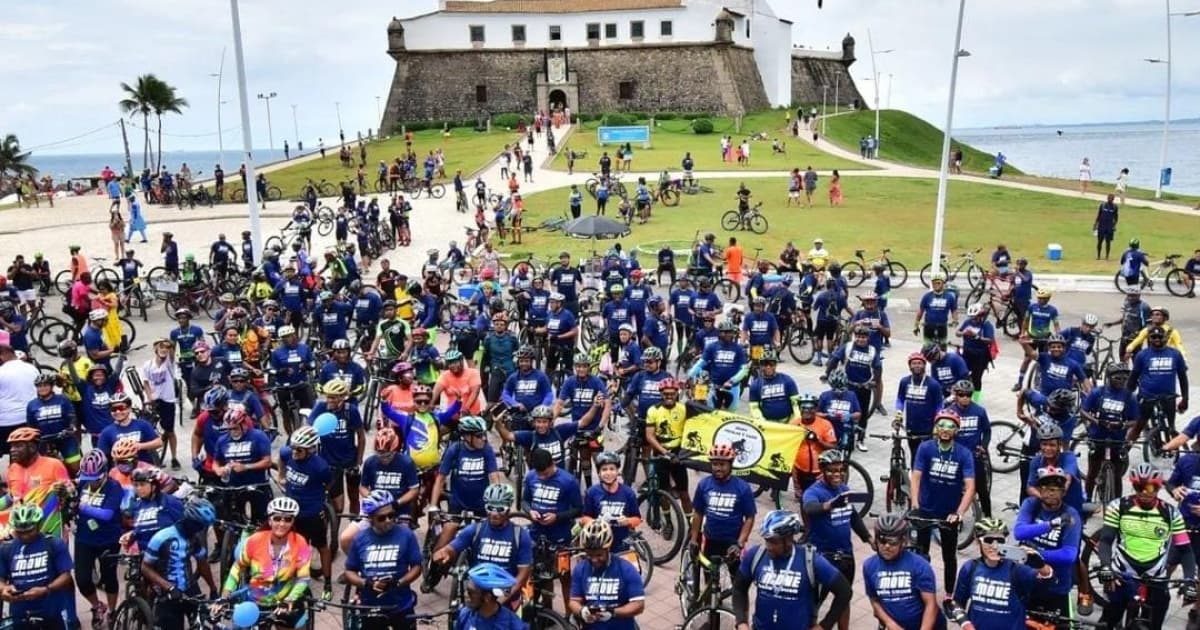 Pedal do Bem é realizado em prol da campanha Novembro Azul 