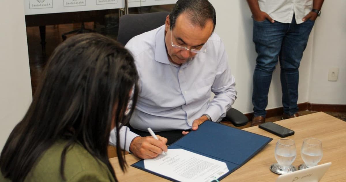 Termo para atendimento às crianças e adolescentes em vulnerabilidade é assinado pela Prefeitura e Santa Casa da Bahia 