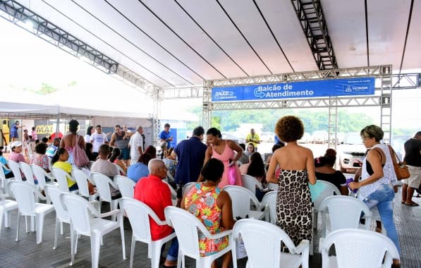 Saúde nos Bairros oferece serviços gratuitos na Boca do Rio e mais quatro bairros de Salvador
