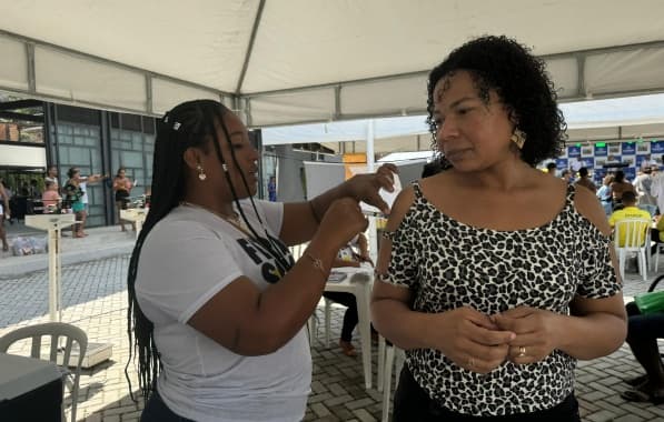 Secretaria de Saúde realiza mais de mil atendimentos durante a 2ª Feira Social do Novo Mané Dendê, em Salvador