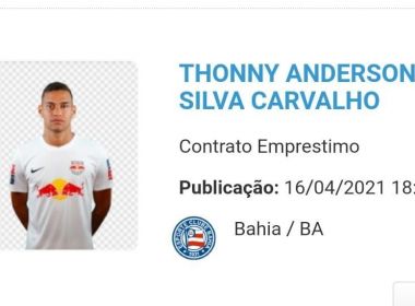 BID se antecipa a anúncio oficial e confirma Thonny Anderson no Bahia