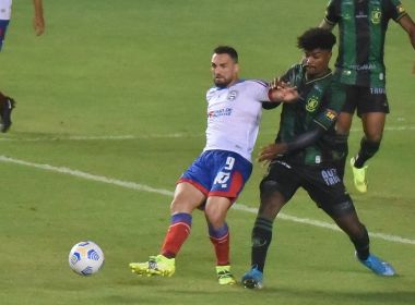 Em jogo de sete gols, Bahia perde para o América-MG no estádio de Pituaçu