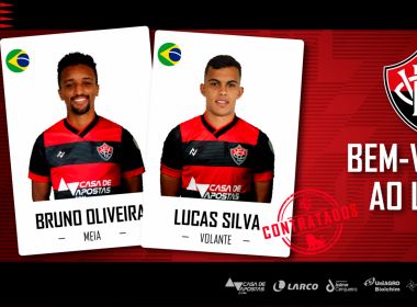 Vitória oficializa contratações de Bruno Oliveira e Lucas Silva
