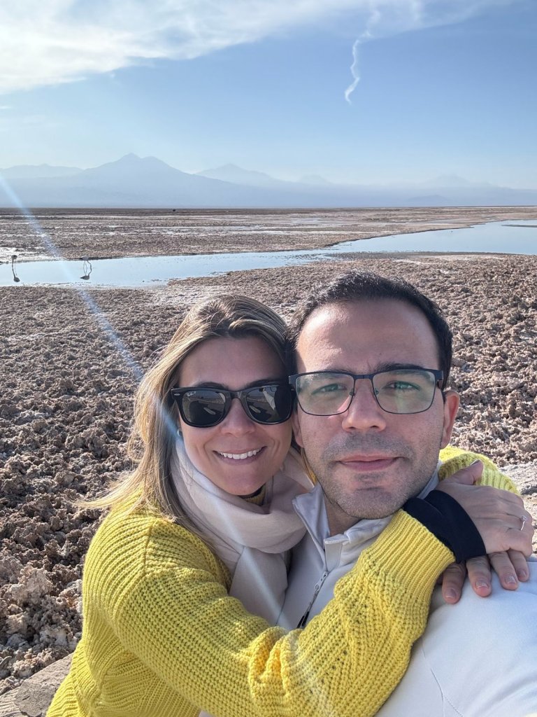 Pedro Sento Se e a companheira Iza Nunes em viagem de Férias pela América Latina 