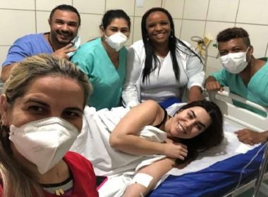 Naiara Azevedo é internada em Brumado com desconforto estomacal