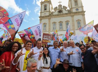 Jerônimo inicia campanha com missa na Igreja do Bonfim: 'Cuidar do Brasil e cuidar da Bahia'